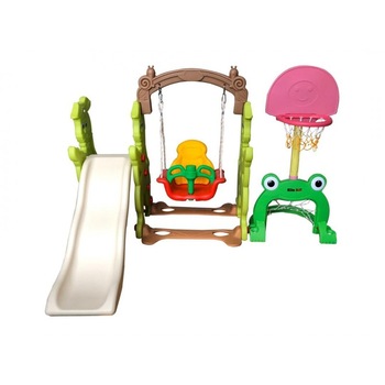 Centru joaca 4 in 1 Rabit Slide Multicolor Million Baby Centru joaca 4 in 1 Rabit Slide Multicolor Million Baby