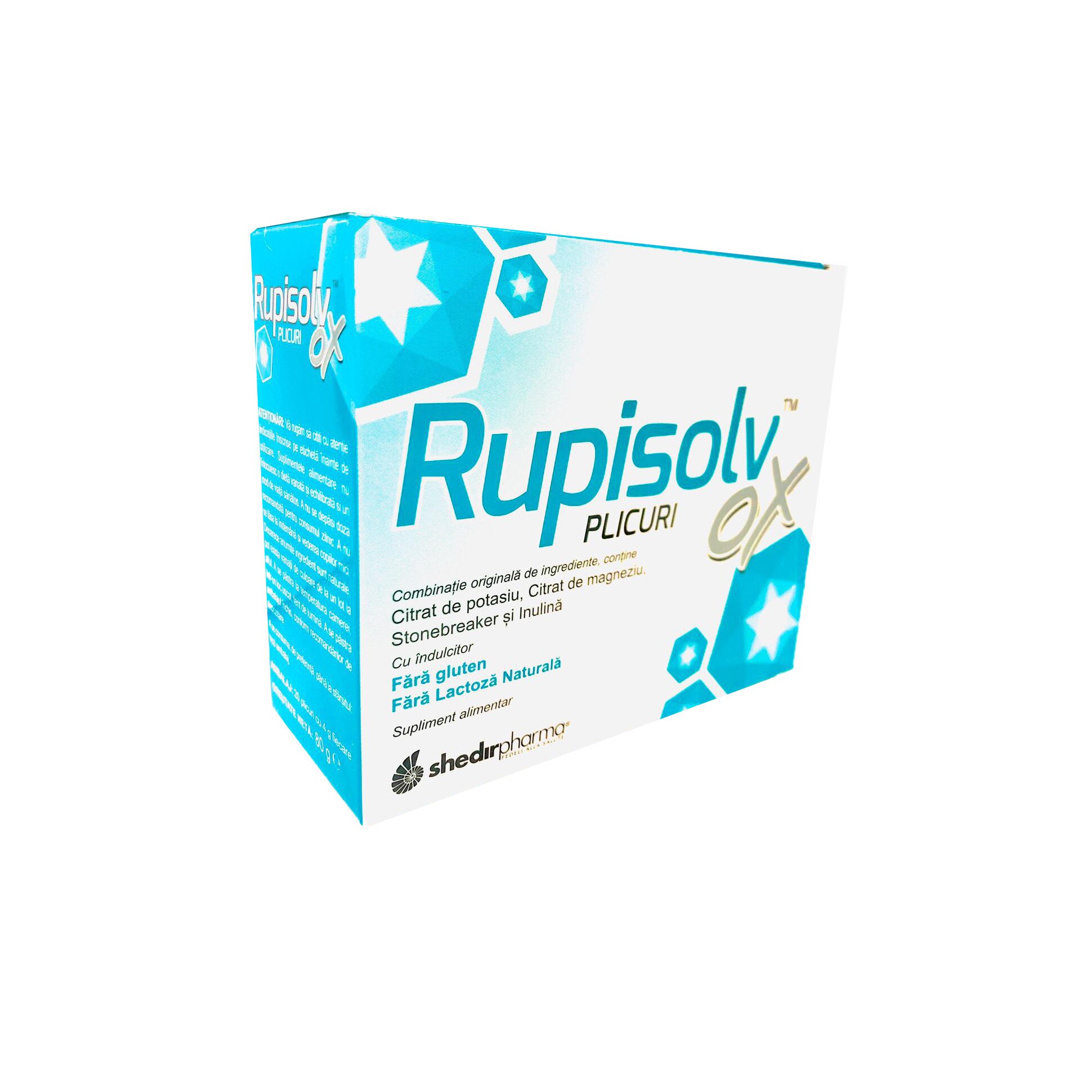 Rupisolv OX, Shedirpharma, Urolitiaza, 20 plicuri