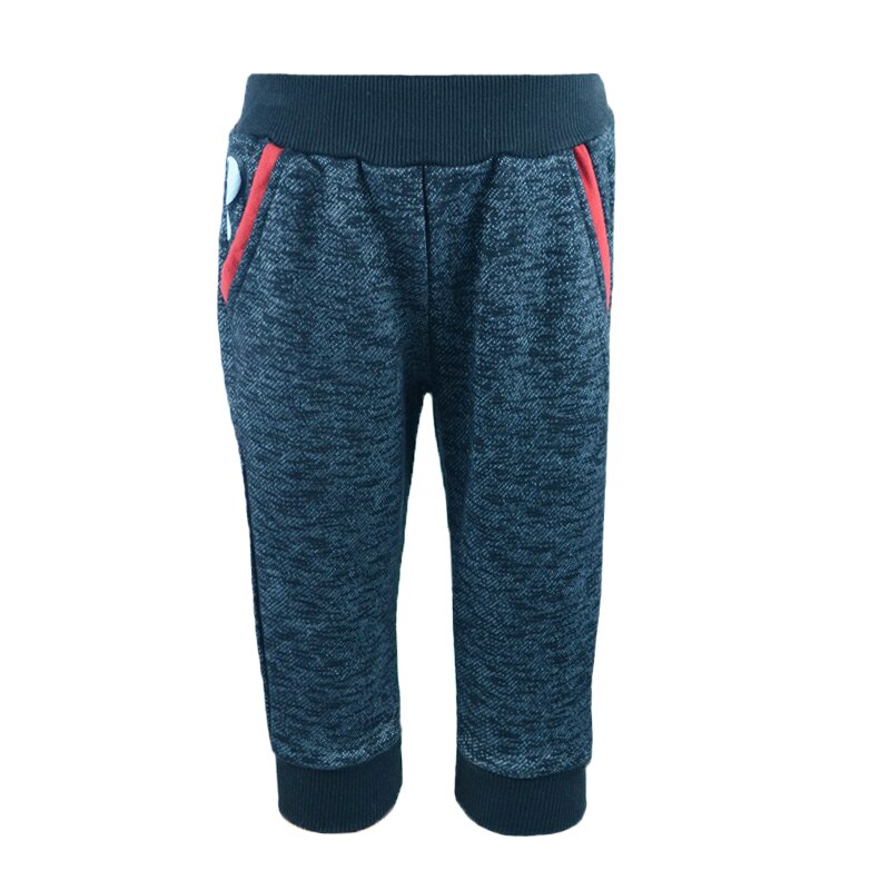 Pantaloni sport pentru baieti Happy House WB-2400N, Negru, 80 cm