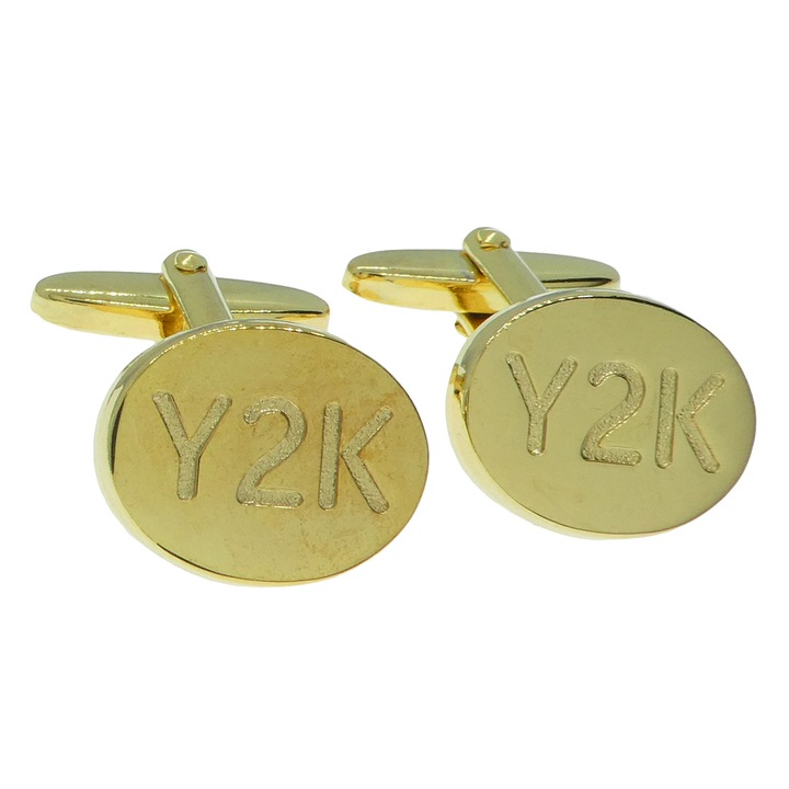 Butoni camasa manseta auriti mecanism arc figurina Y2K (anul 2000) 14209 Dras