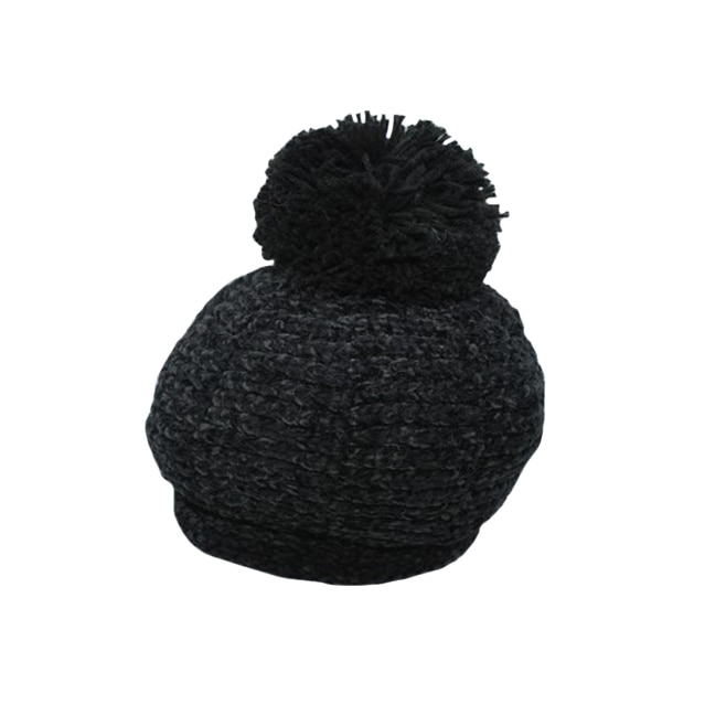 Caciula cu tesatura dubla , tinereasca ,D&J Exclussiv, negru