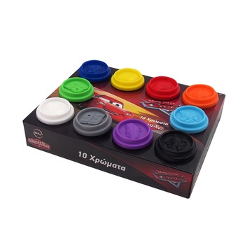 Set de joaca AS Art - Plastilina Disney Cars, 10 borcanase Set de joaca AS Art - Plastilina Disney Cars, 10 borcanase