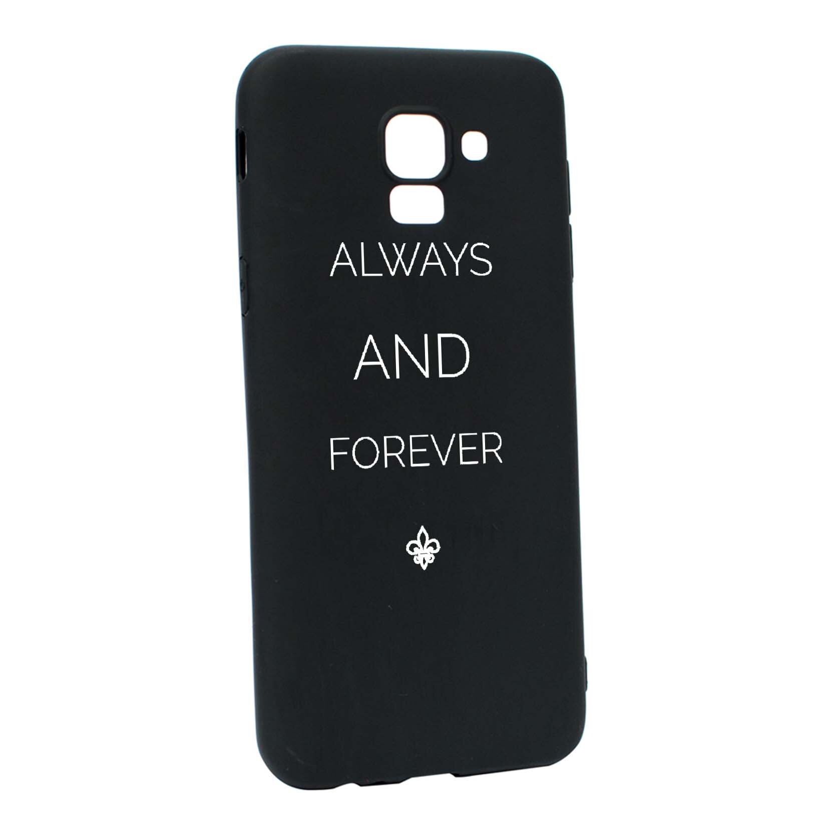Husa de protectie Jurnalele Vampirilor - Always and Forever, Movie, pentru Samsung Galaxy J6 2018, rezistenta la uzura, anti-alunecare, din silicon Premium, B583