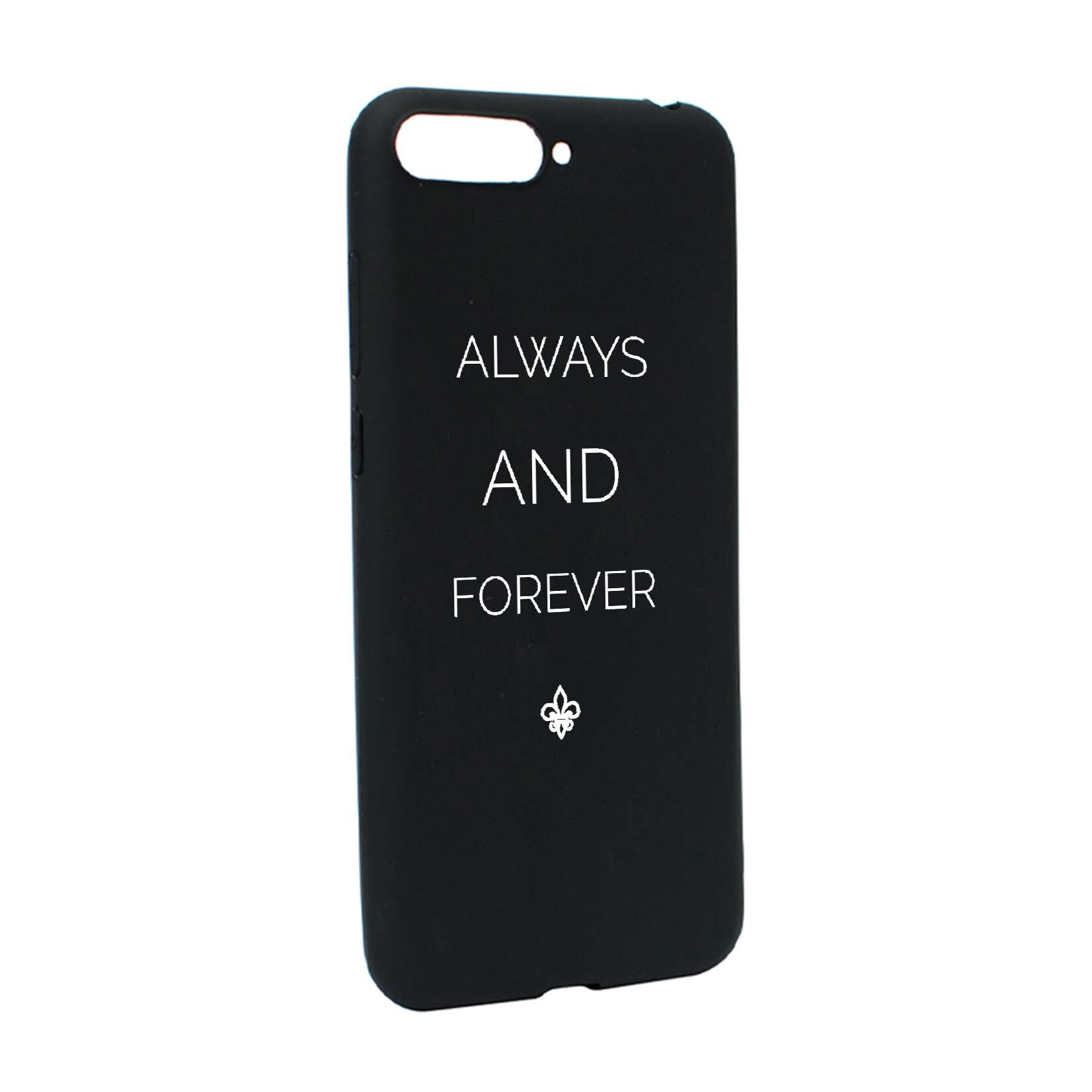 Husa de protectie Jurnalele Vampirilor - Always and Forever, Movie, pentru Huawei Y6 2018 / Y6 Prime 2018, rezistenta la uzura, anti-alunecare, din silicon Premium, B583