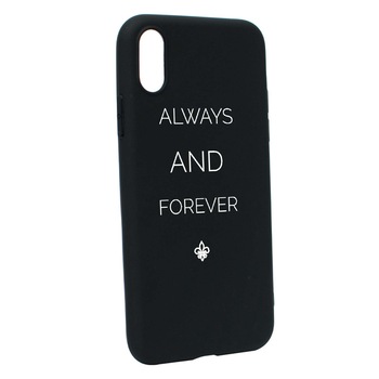 Husa de protectie Jurnalele Vampirilor - Always and Forever, Movie, pentru Apple iPhone XS / X, rezistenta la uzura, anti-alunecare, din silicon Premium, B583 Husa de protectie Jurnalele Vampirilor - Always and Forever, Movie, pentru Apple iPhone XS / X, rezistenta la uzura, anti-alunecare, din silicon Premium, B583