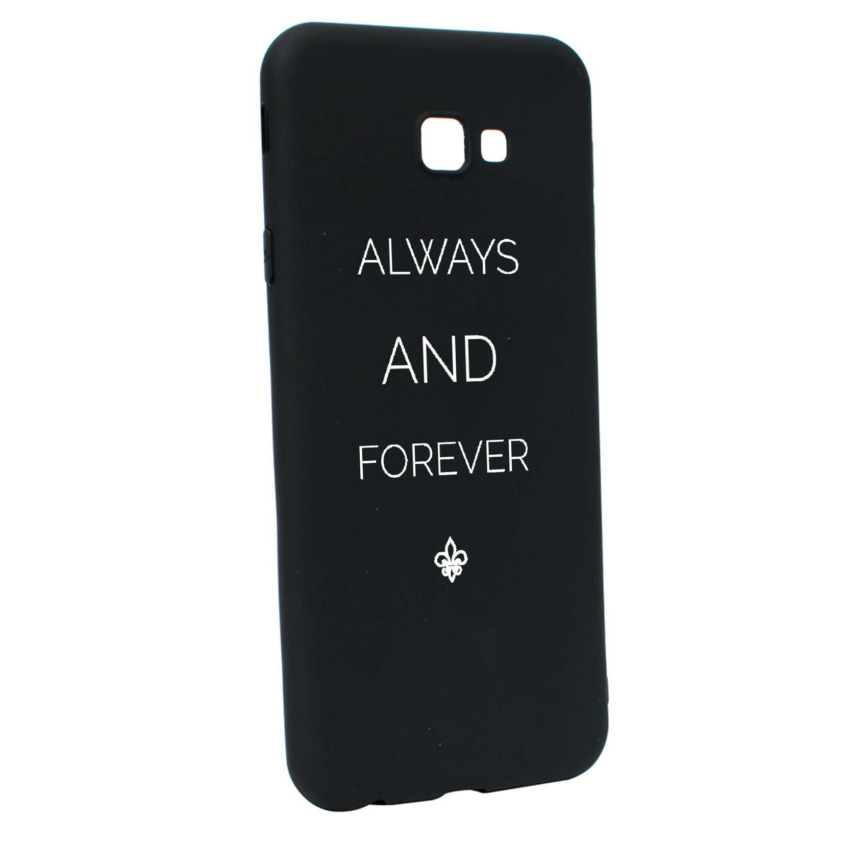 Husa de protectie Jurnalele Vampirilor - Always and Forever, Movie, pentru Samsung Galaxy J4 Plus, rezistenta la uzura, anti-alunecare, din silicon Premium, B583