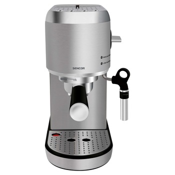 Espressor manual, Sencor, 1400W, 20 bar, 1.5 l, Argintiu