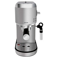 Espressor manual, Sencor, 1400W, 20 bar, 1.5 l, Argintiu