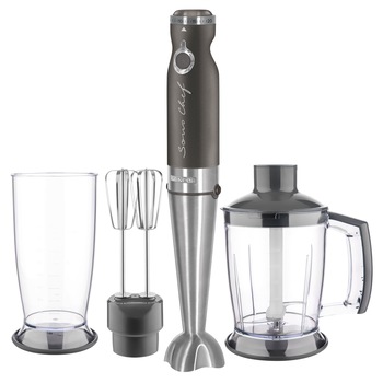 Blender vertical Sencor SHB 5608BK-EUE3, 4 in 1, 1200W, functie Turbo, 20 viteze, negru mat Blender vertical Sencor SHB 5608BK-EUE3, 4 in 1, 1200W, functie Turbo, 20 viteze, negru mat