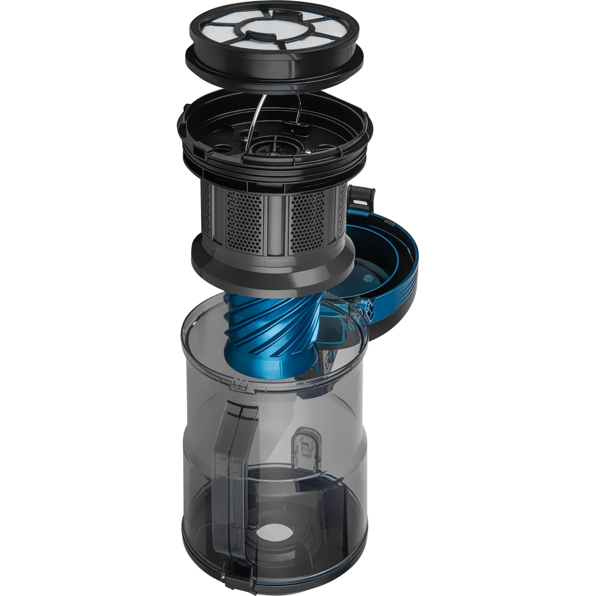 Aspirator SVC 1086TQ EcoPower, Sencor, Fara sac de praf, 700 W, recipient praf de 3.5 litri, Albastru/Negru