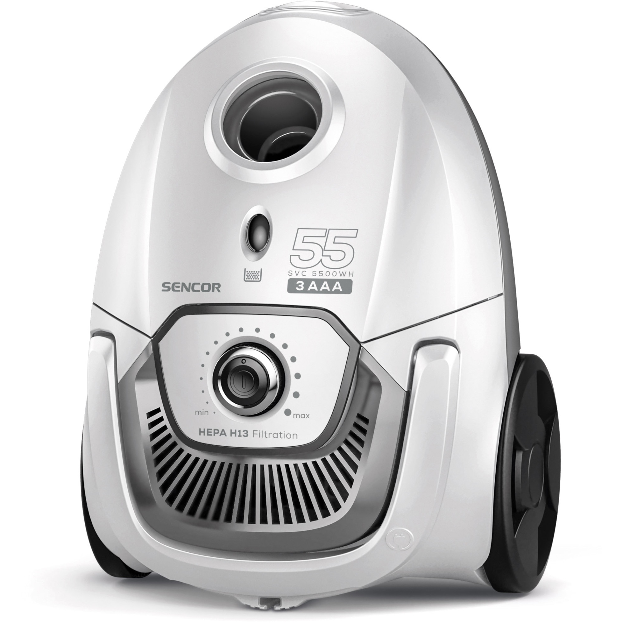 Aspirator cu sac, Sencor, 700W, 2 l, Cablu 5 m, Alb