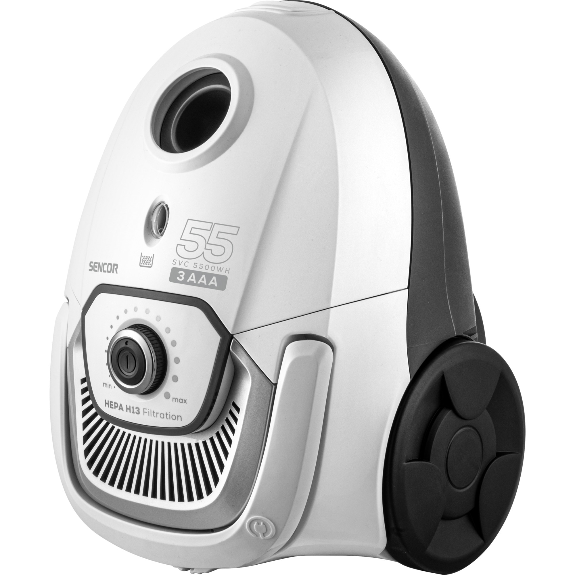 Aspirator cu sac, Sencor, 700W, 2 l, Cablu 5 m, Alb