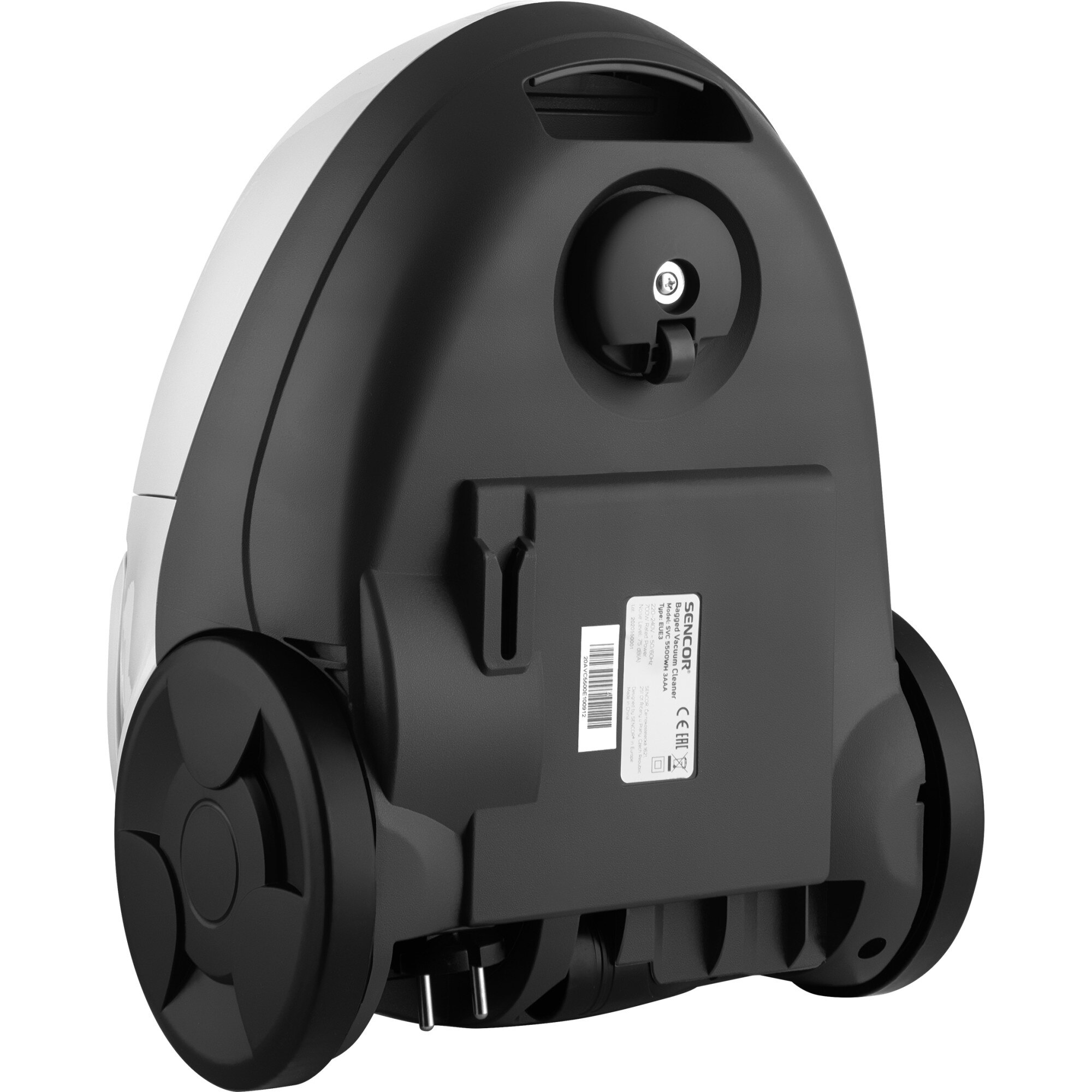Aspirator cu sac, Sencor, 700W, 2 l, Cablu 5 m, Alb