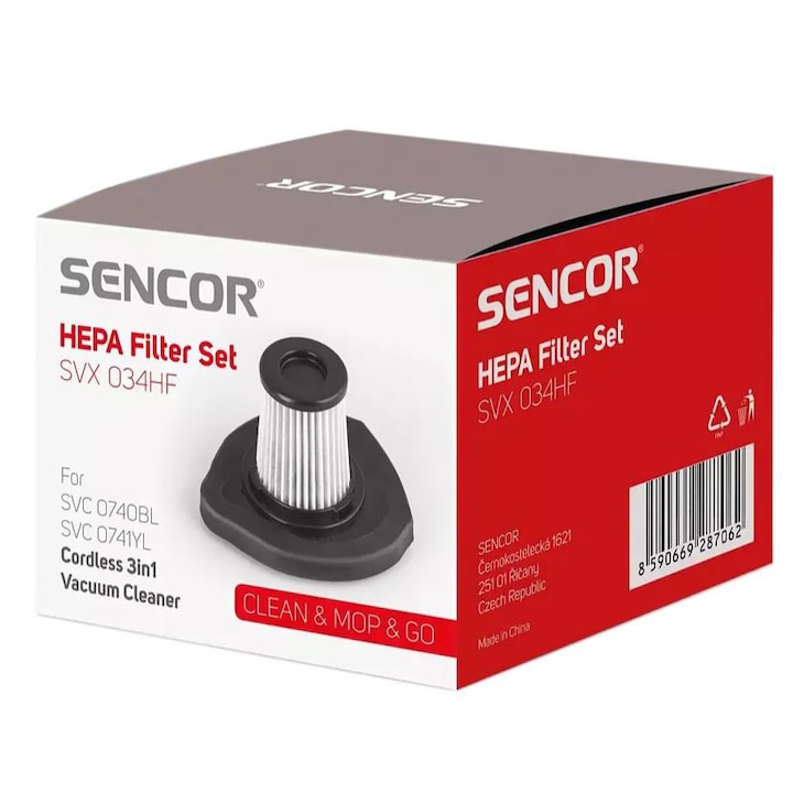 Sencor SVX 034HF HEPA szűrő SVC 074x porszívóhoz