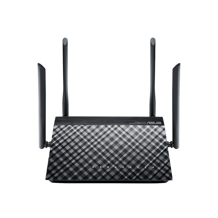 Router Wireless ASUS AC1200G Plus, Dual-Band, Gigabit