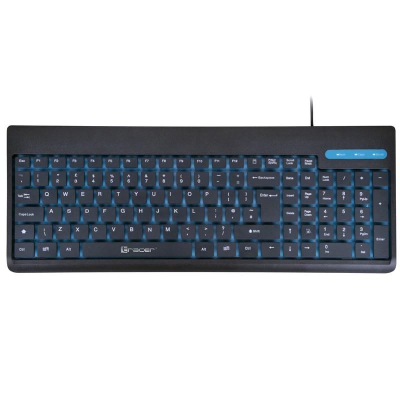 Tastatura Tracer Reef, USB, Negru