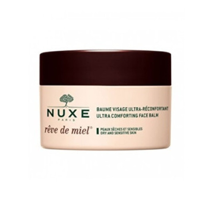 Balsam ultra calmant pentru ten uscat si sensibil Nuxe Reve de Miel, 50 ml