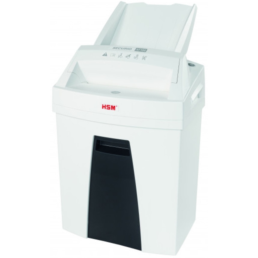 Distrugator documente HSM Securio AF100 6,7 coli, cross cut (4.5 x 25 mm) , nivel securitate 4