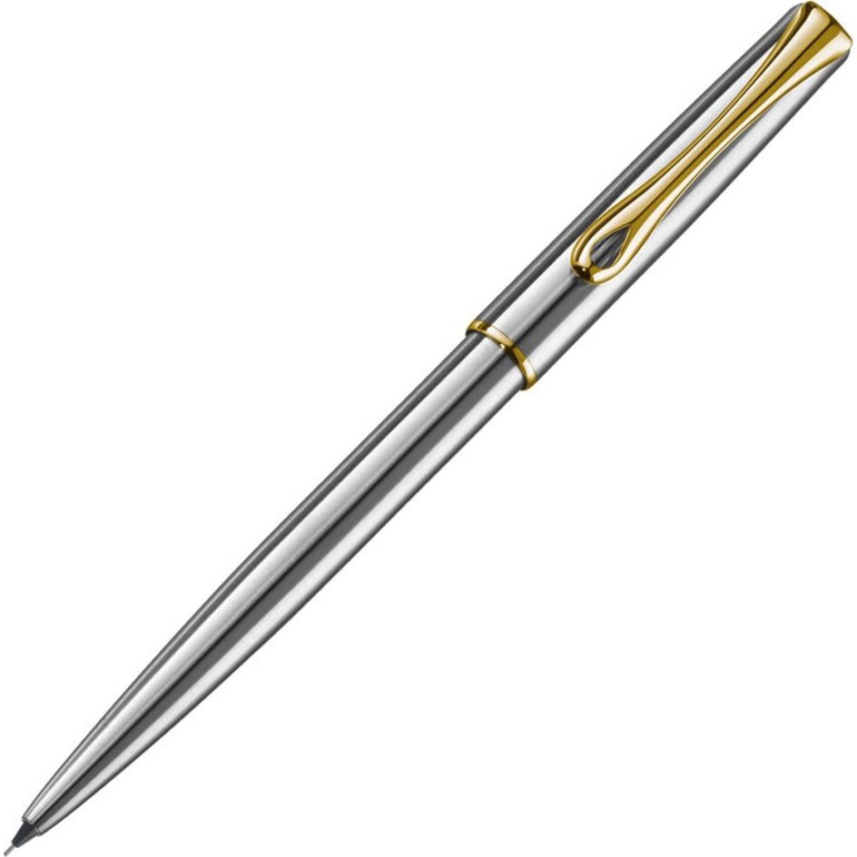 Creion mecanic DIPLOMAT, Traveller, Stainless Steel Gold 0.5 mm