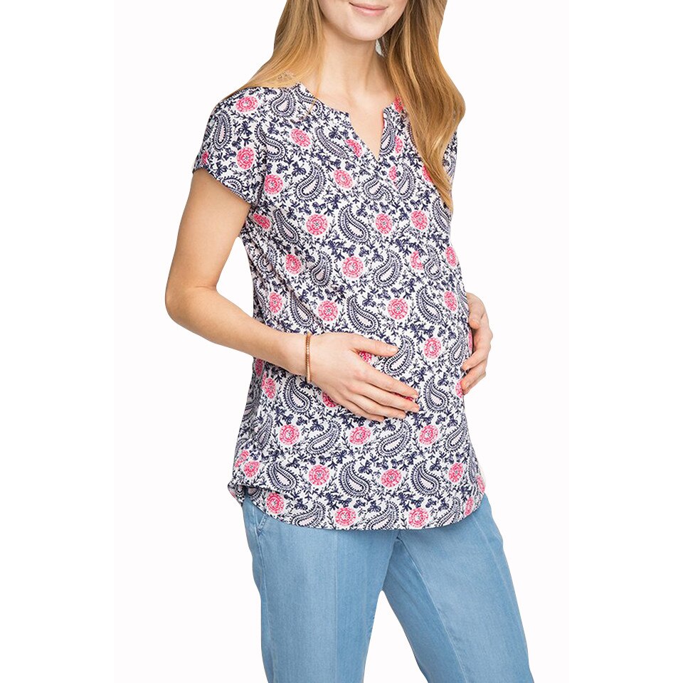 Bluza imprimata fara maneci, Esprit multicolor, 38