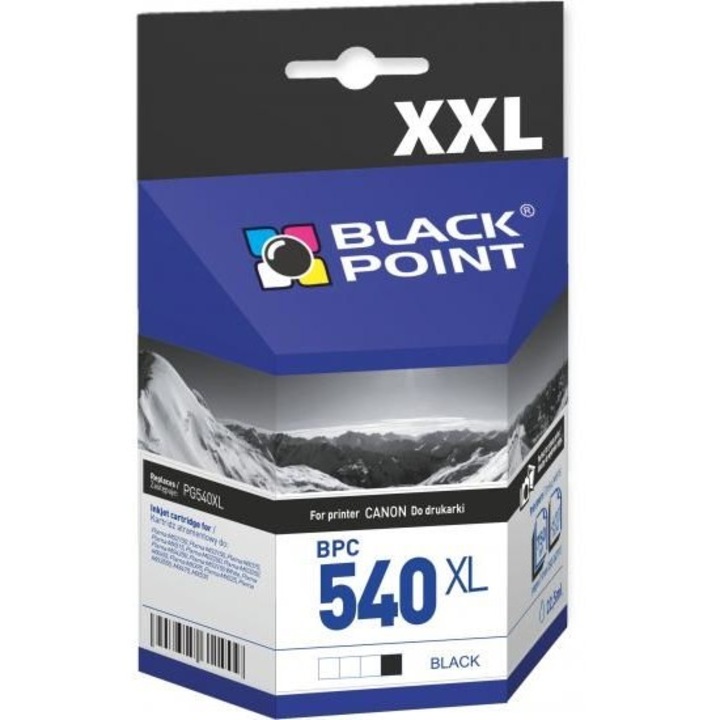 Black Point patron BPC540XL (Canon PG-540XL) fekete