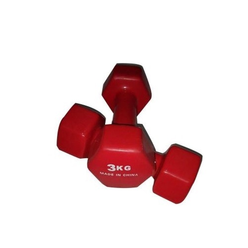 Комплект гири 3 кг Радулов-М, винил, червен - eMAG.bg