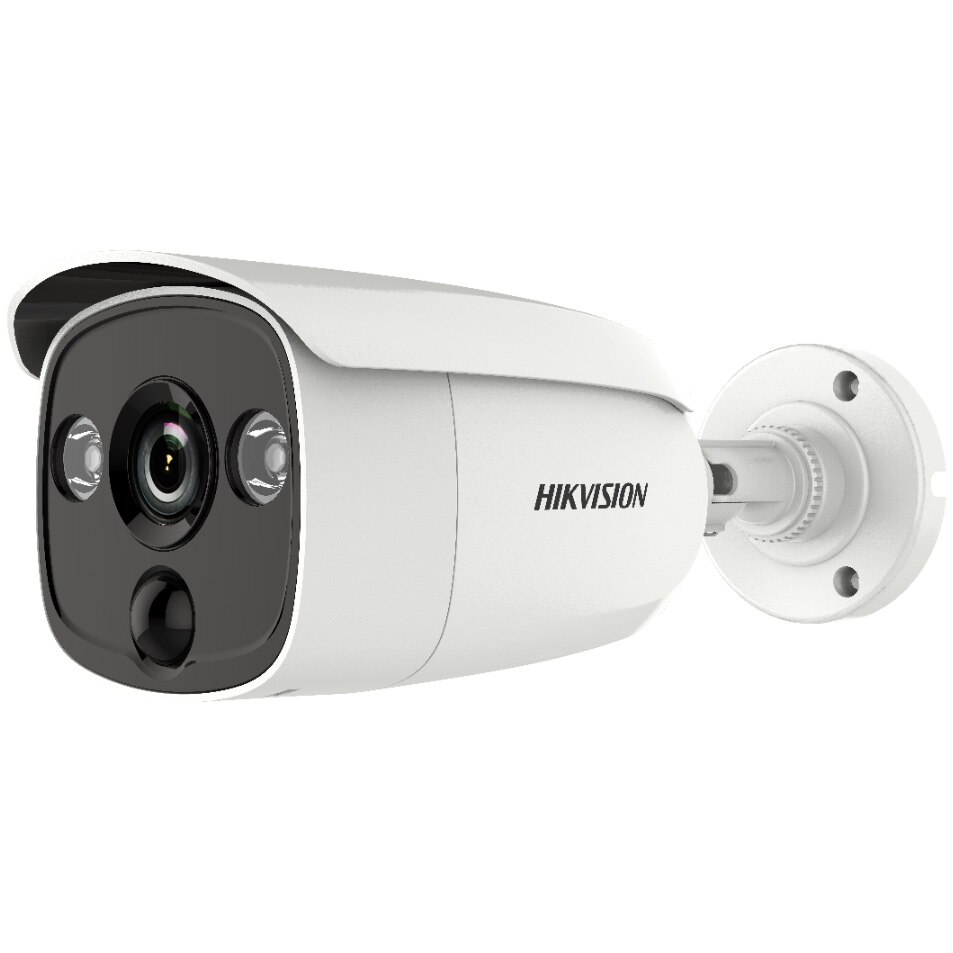 Camera de supraveghere Bullet Turbo HD Hikvision DS-2CE12H0T-PIRL 2.8 mm, 5MP, IR 20 m, PIR