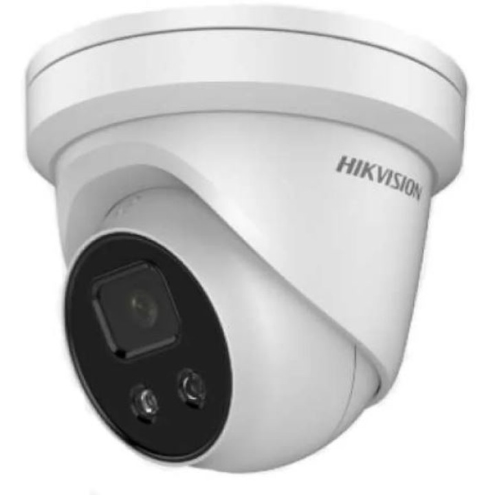 Camera de supraveghere Turret IP Hikvision DS-2CD2386G2-IU 2.8 mm, 8MP, IR 30M, Darkfighter, AcuSense, Microfon