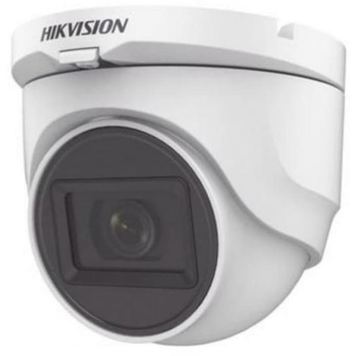 Камера за наблюдение Turret Turbo HD Hikvision DS-2CE76D0T-ITMFS 2.8 мм, 2MP, IR 30M, AoC, Микрофон