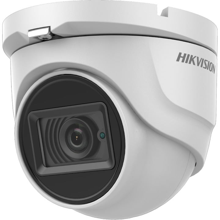 Camera de supraveghere Turret Turbo HD Hikvision DS-2CE76H0T-ITMFS 2.8 mm, 5MP, IR 30M, AoC, Microfon