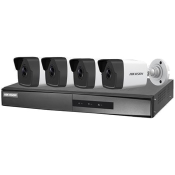 Kit Hikvision NK42E0H-1T(WD) 4 camere IP PoE de 2MP. Include 4 camere IP Bullet PoE, NVR cu 4 iesiri PoE, HDD 1TB Kit Hikvision NK42E0H-1T(WD) 4 camere IP PoE de 2MP. Include 4 camere IP Bullet PoE, NVR cu 4 iesiri PoE, HDD 1TB