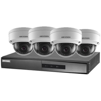 Kit Hikvision NK42E1H-1T(WD) 4 camere IP PoE de 2MP. Include 4 camere IP Dome PoE, NVR cu 4 iesiri PoE, HDD 1TB Kit Hikvision NK42E1H-1T(WD) 4 camere IP PoE de 2MP. Include 4 camere IP Dome PoE, NVR cu 4 iesiri PoE, HDD 1TB
