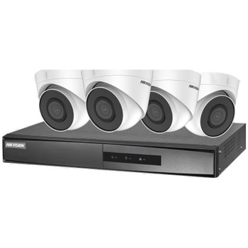 Kit Hikvision NK42E2H-1T(WD) 4 camere IP PoE de 2MP. Include 4 camere IP Turret PoE, NVR cu 4 iesiri PoE, HDD 1TB Kit Hikvision NK42E2H-1T(WD) 4 camere IP PoE de 2MP. Include 4 camere IP Turret PoE, NVR cu 4 iesiri PoE, HDD 1TB