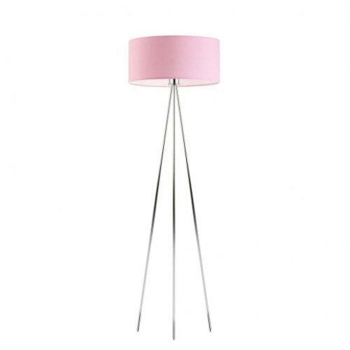 Lampater Roz Lampadar SEWILLA abajur roz deschis cadru crom - eMAG.ro
