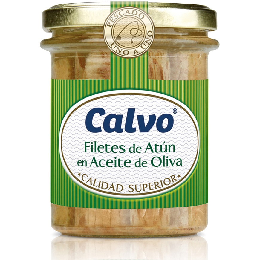 File de ton in ulei de masline Calvo, 200g