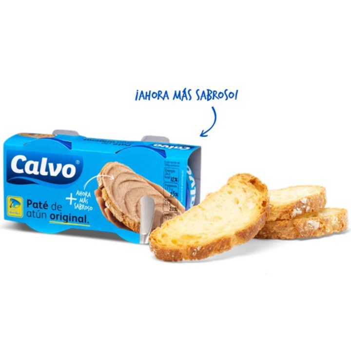 Pate de ton Calvo 2x75g, 150g