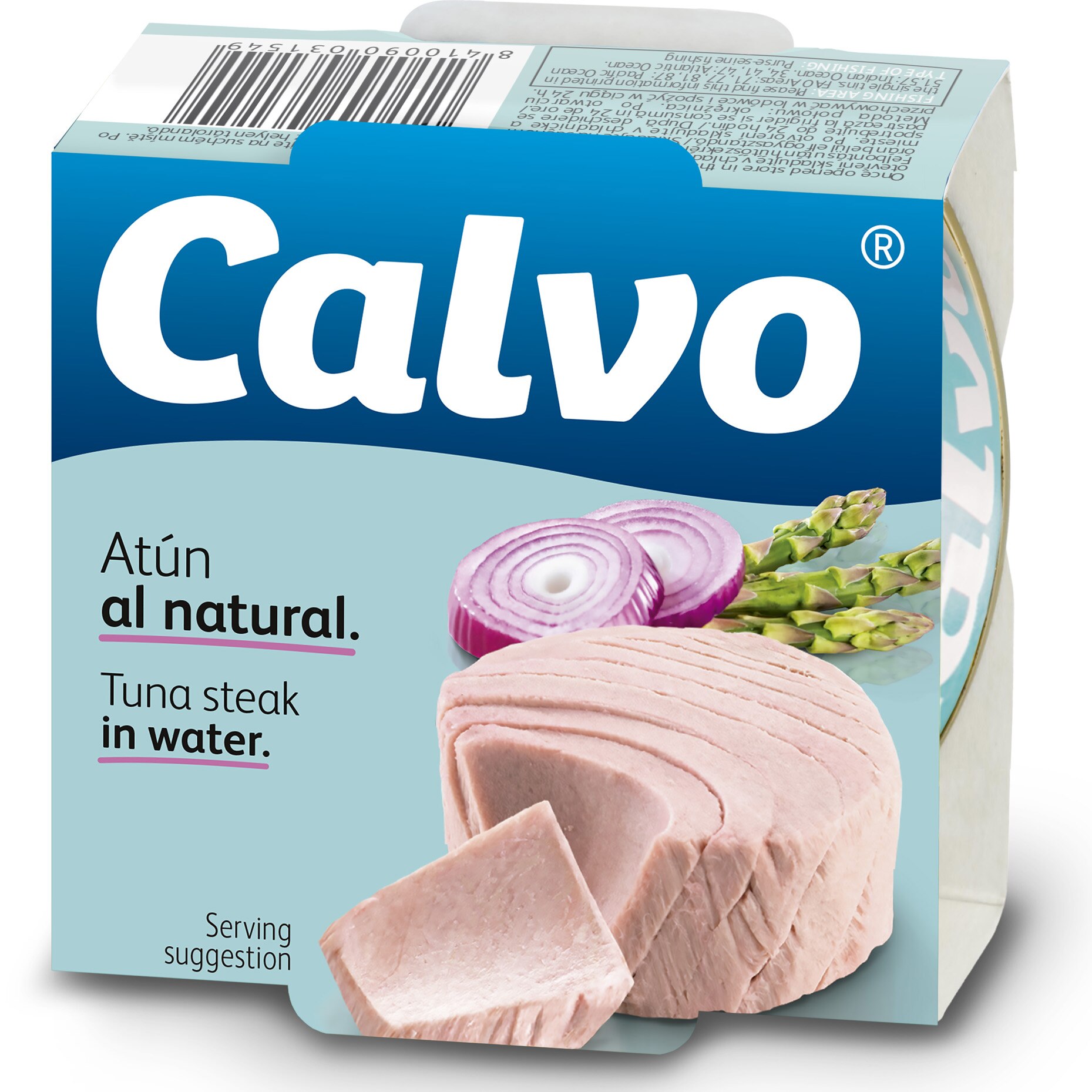 Ton in sos natur bucati Calvo, 160g