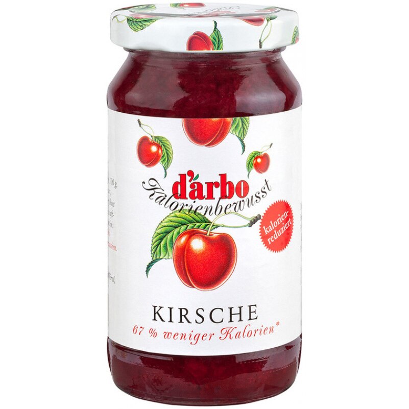 Gem de cirese Low Calorie Darbo, 220g