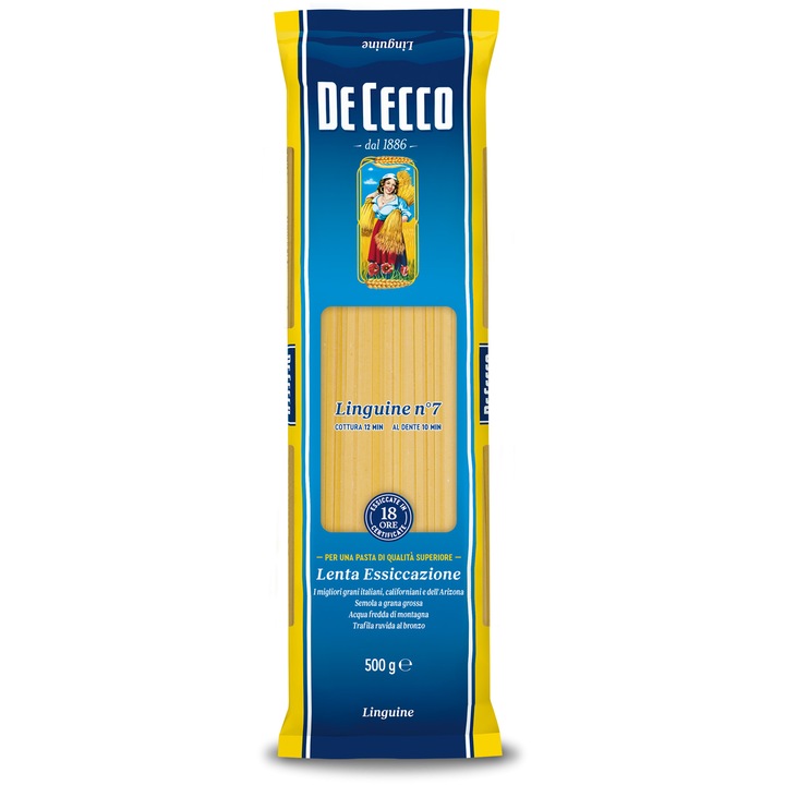 Paste linguine De Cecco, 500g
