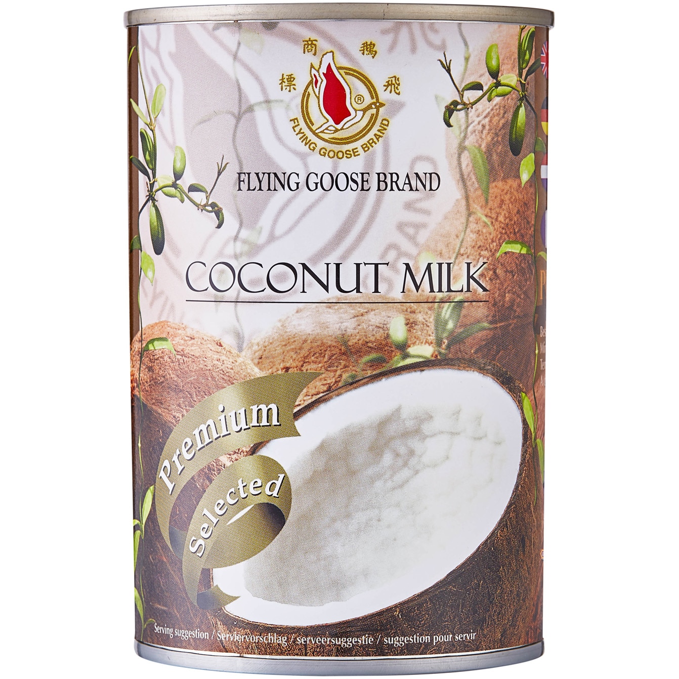 Lapte de cocos 18% grasime Flying Goose, 400ml