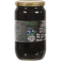 Masline negre fara samburi Mazza, 800g