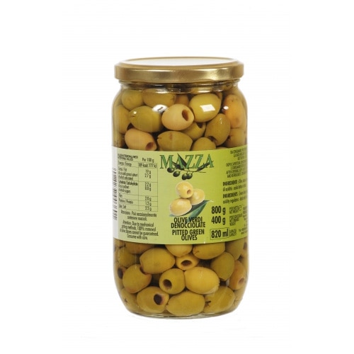 Masline verzi fara samburi Mazza, 800g