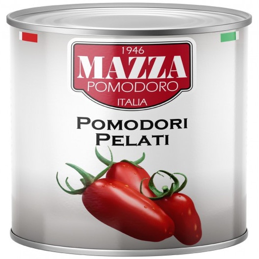 Rosii decojite Mazza, 2.5kg