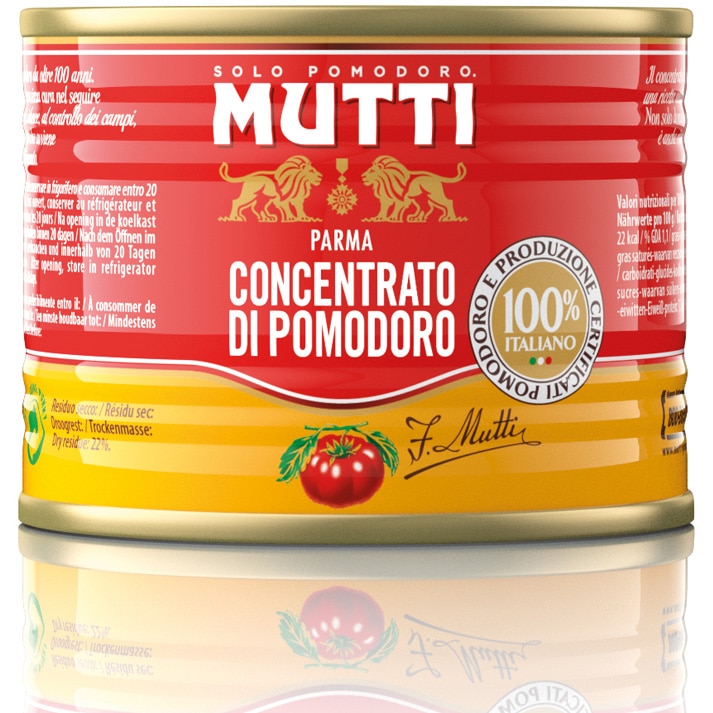 Concentrat de rosii Mutti, 210g