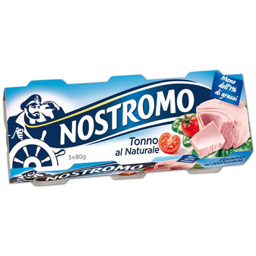 Ton in sos natur Nostromo 3x80g, 240g