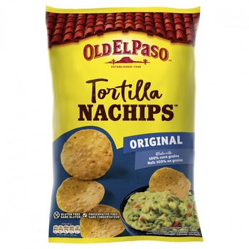 Tortilla nachips original Old El Paso, 185g Tortilla nachips original Old El Paso, 185g