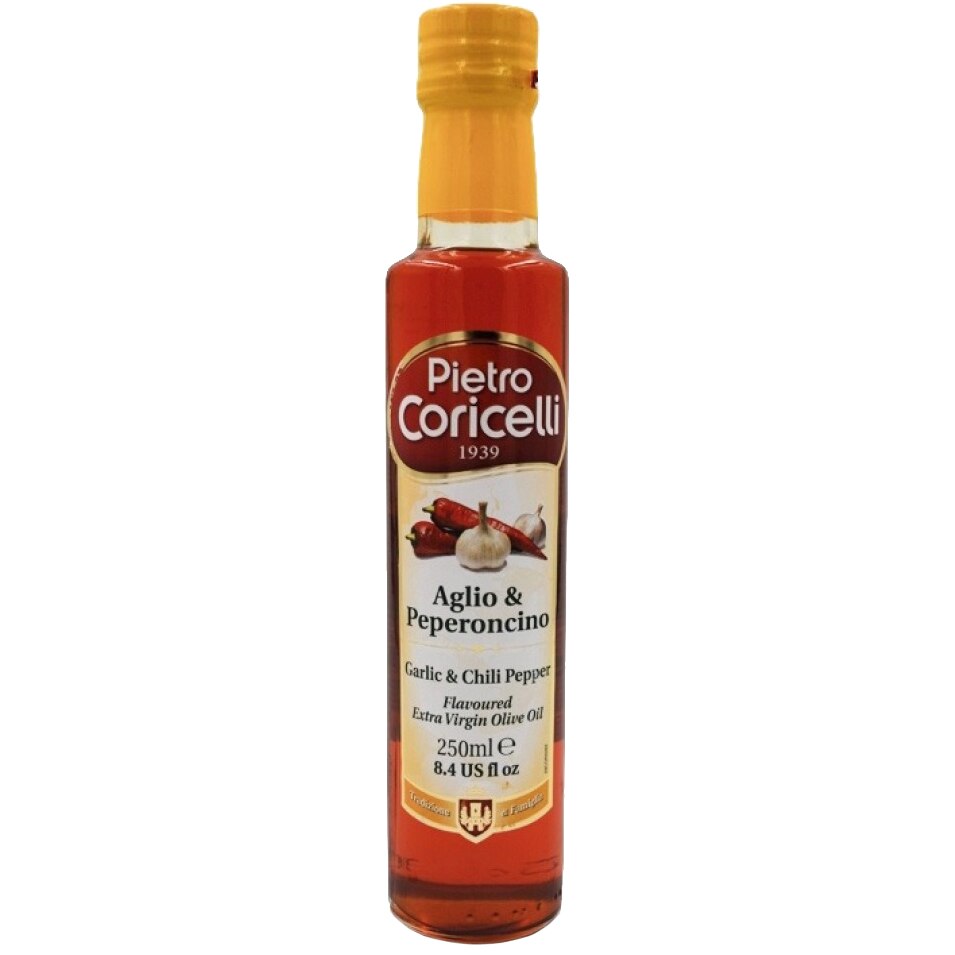 Ulei Masline Extravirgin si Usturoi & Chili Pietro Coricelli 250 ml
