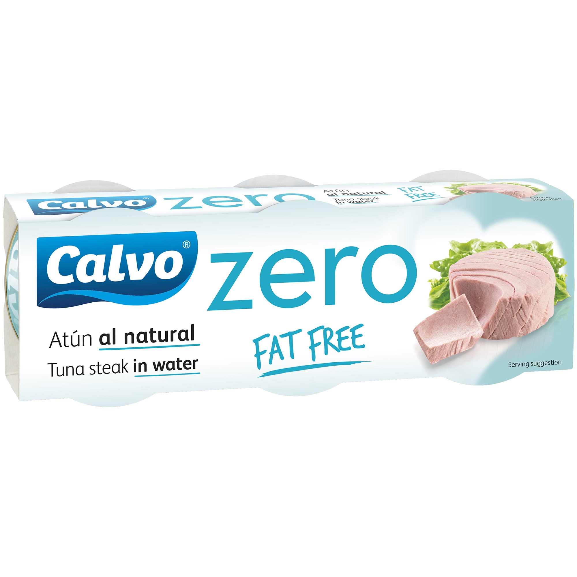 Ton in sos natur fara grasimi Calvo 3x65g, 195g
