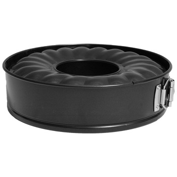 Tava copt pentru tort din otel, antiaderenta, 25,5x7cm Tava copt pentru tort din otel, antiaderenta, 25,5x7cm