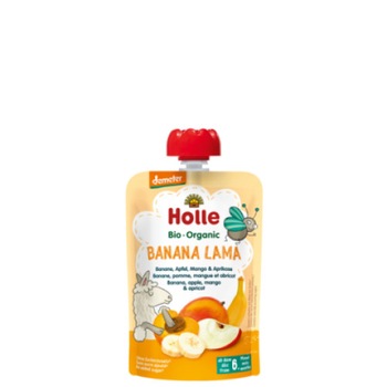 Piure fructe bebelusi Holle Organic Banana Lama,6 luni+, 100g Piure fructe bebelusi Holle Organic Banana Lama,6 luni+, 100g